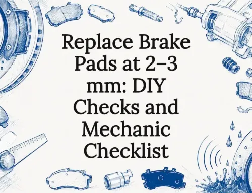 Replace Brake Pads at 2–3 mm: DIY Checks and Mechanic Checklist