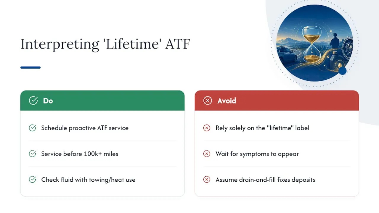 What Does "Lifetime" Transmission Fluid Actually Mean? — overview diagram