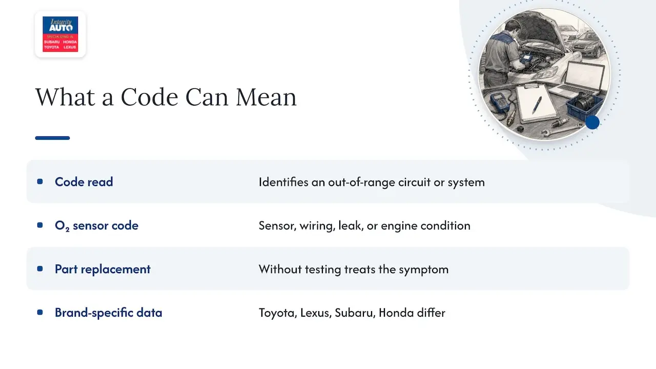 Why a code is not a diagnosis — overview diagram